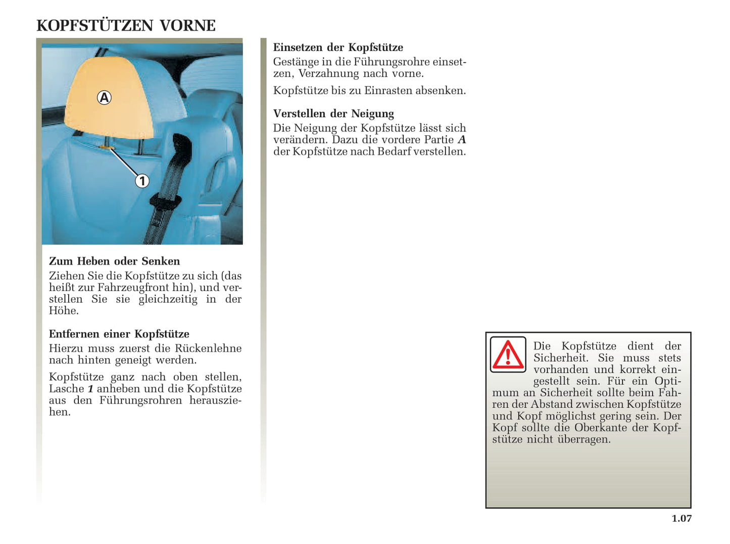 2002-2003 Renault Avantime Owner's Manual | German