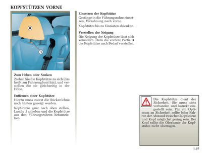 2002-2003 Renault Avantime Owner's Manual | German