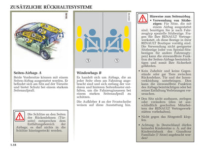 2002-2003 Renault Avantime Owner's Manual | German