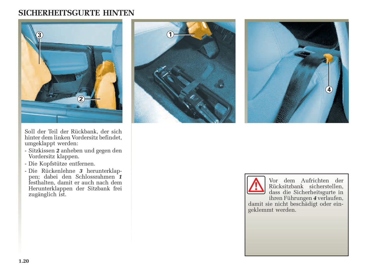 2002-2003 Renault Avantime Owner's Manual | German