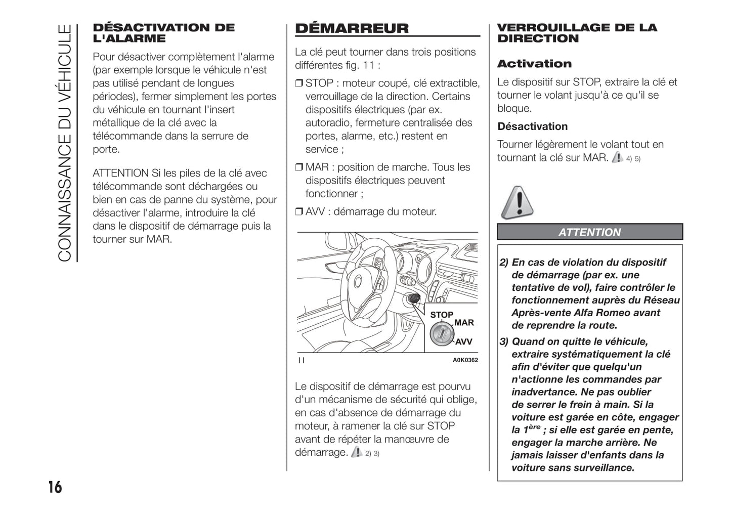 2014-2016 Alfa Romeo Giulietta Owner's Manual | French