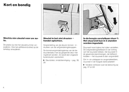 1989-1991 Opel Kadett Manuel du propriétaire | Néerlandais