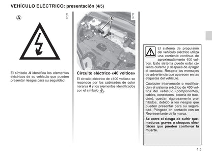 2018-2019 Renault Zoe Owner's Manual | Spanish