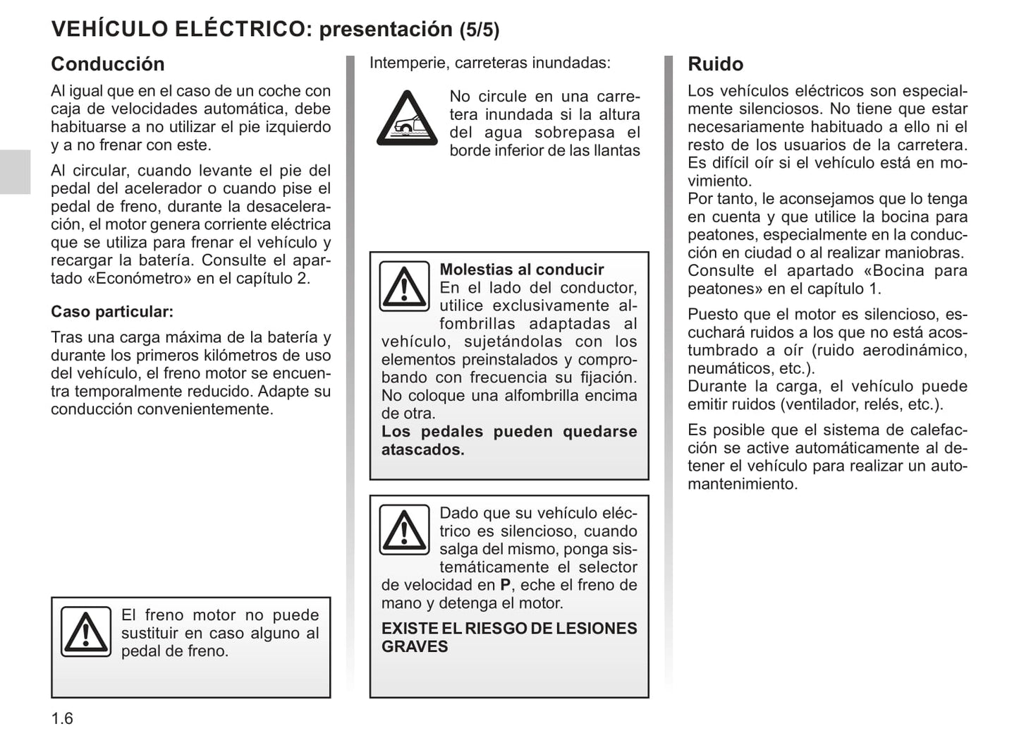 2018-2019 Renault Zoe Owner's Manual | Spanish