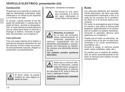 2018-2019 Renault Zoe Owner's Manual | Spanish