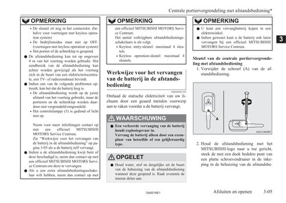 2016-2020 Mitsubishi Space Star Manuel du propriétaire | Néerlandais