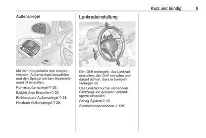 2018-2019 Opel Corsa Owner's Manual | German