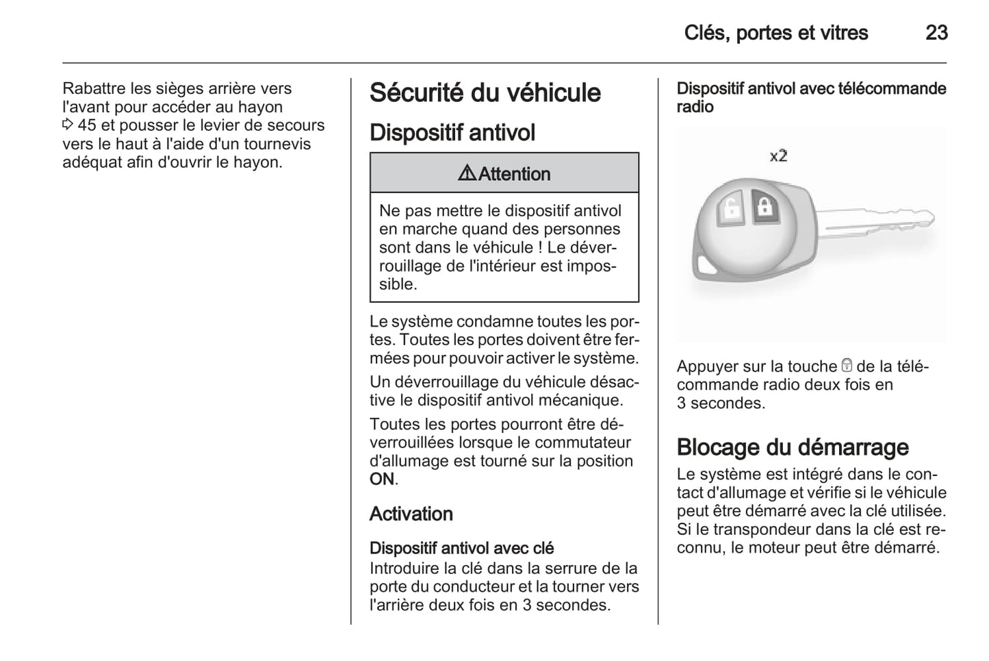 2012-2015 Opel Agila Gebruikershandleiding | Frans