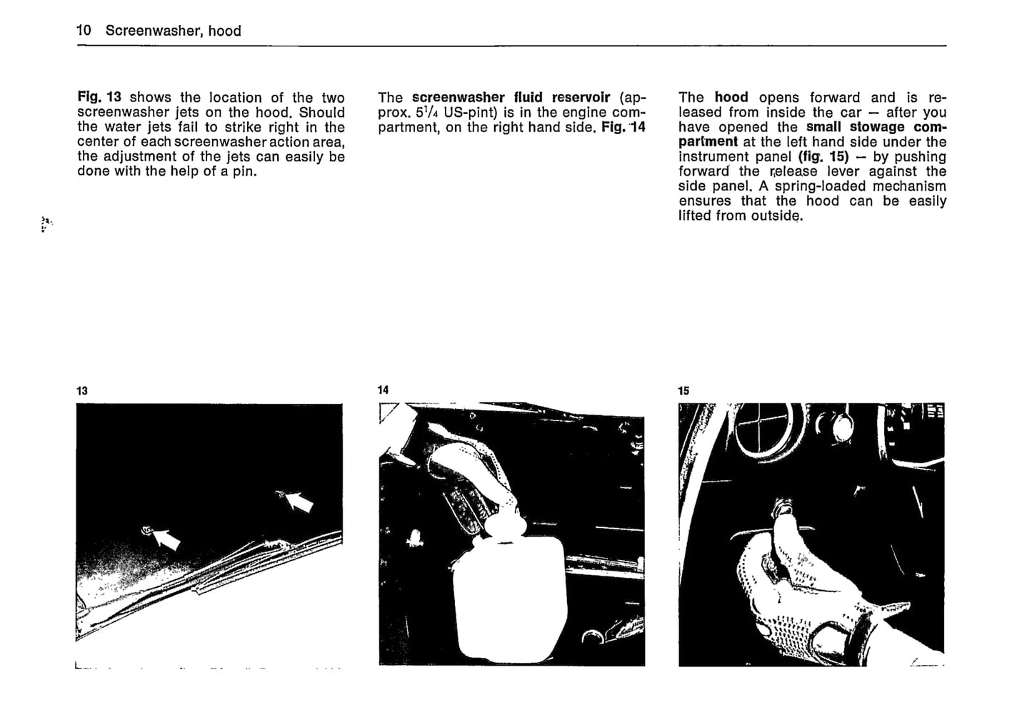 1973 BMW Bavaria/3.0 S Owner's Manual | English