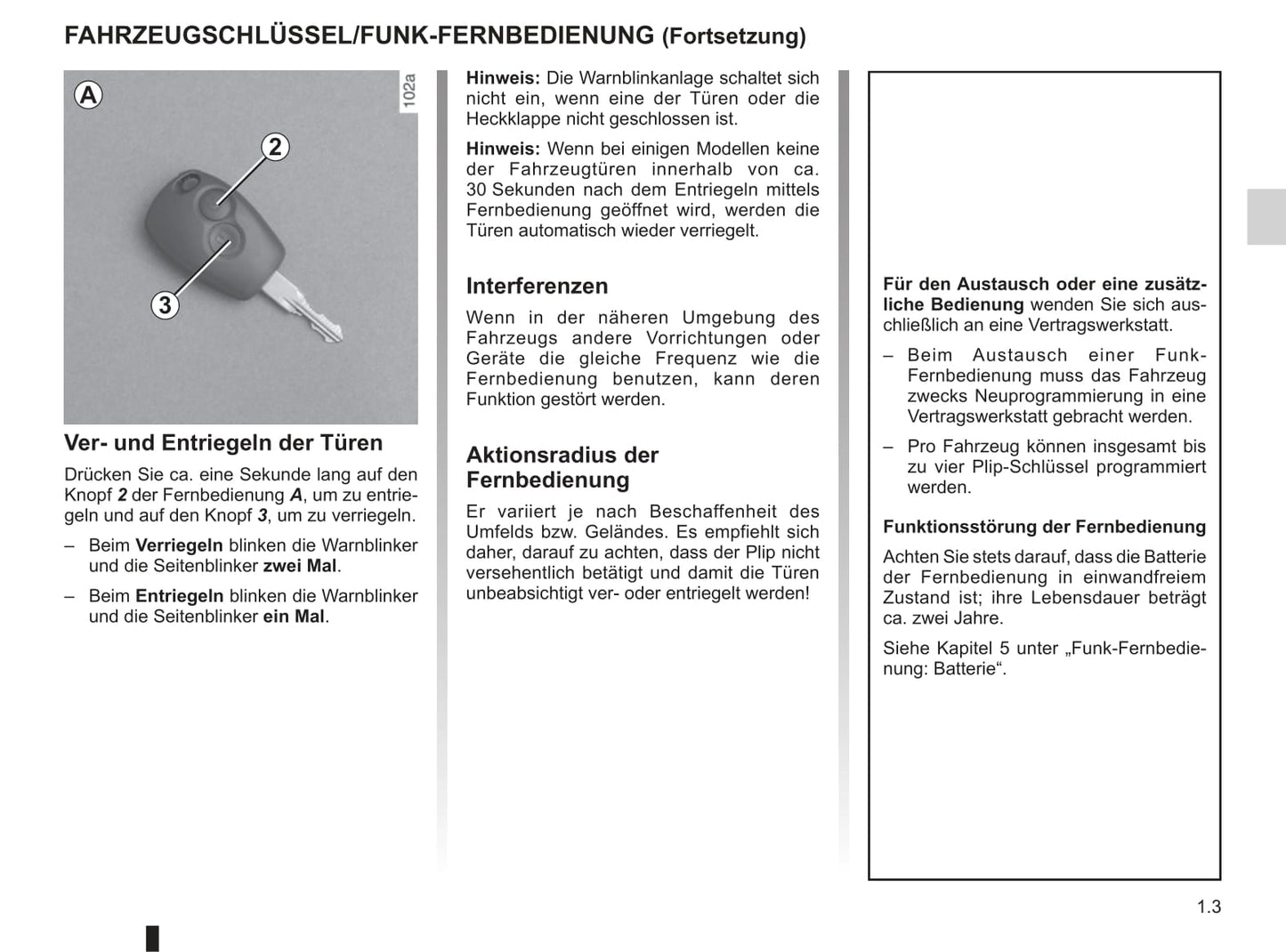 2008-2012 Dacia Sandero Bedienungsanleitung | Deutsch