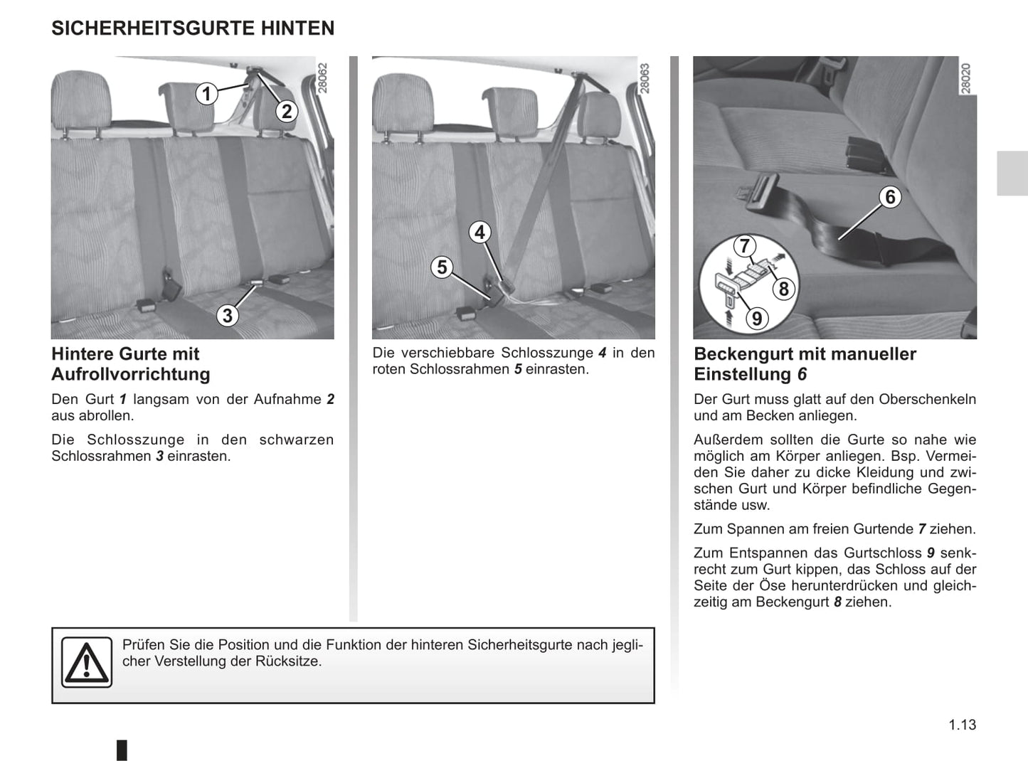 2008-2012 Dacia Sandero Bedienungsanleitung | Deutsch