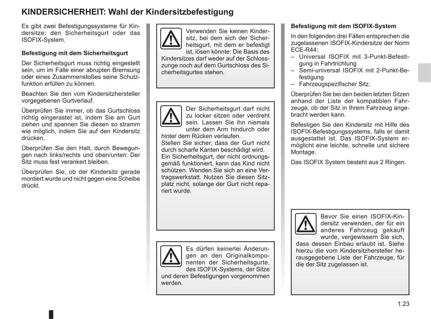 2008-2012 Dacia Sandero Bedienungsanleitung | Deutsch