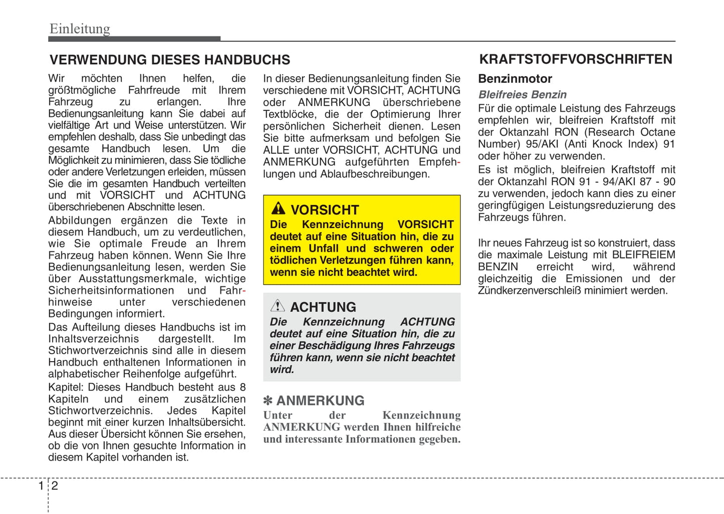 2007-2008 Kia Sorento Bedienungsanleitung | Deutsch