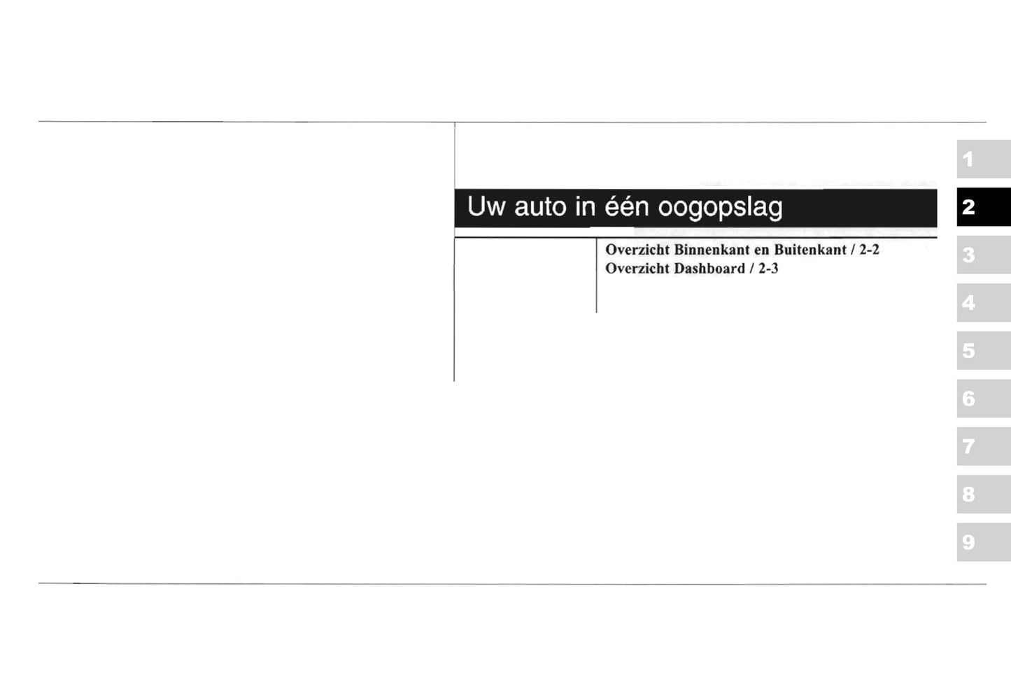 2003-2004 Kia Sorento Owner's Manual | Dutch