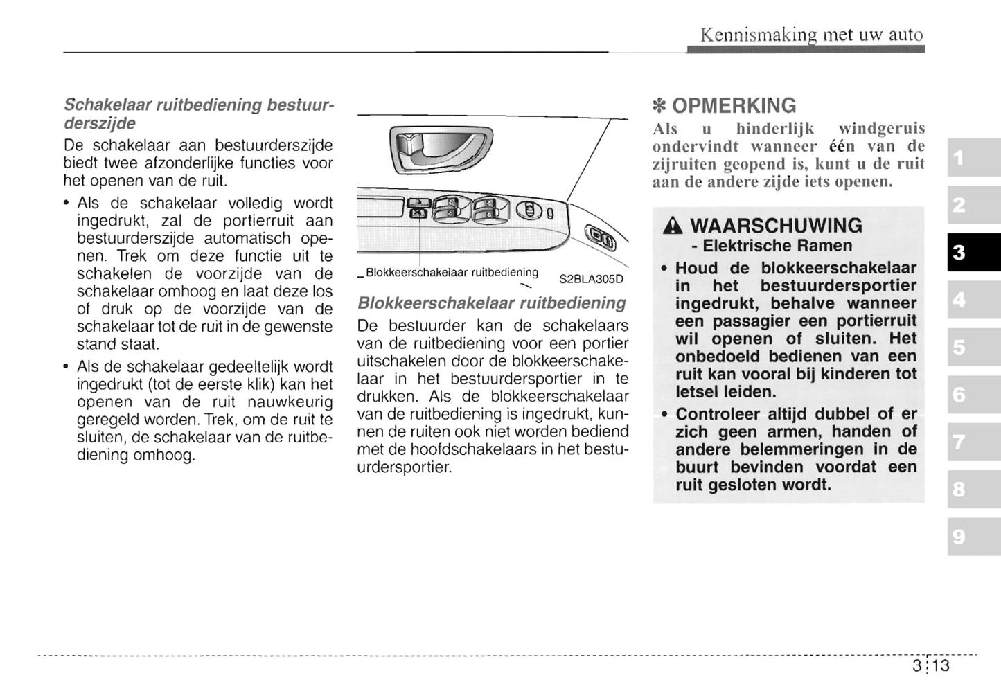 2003-2004 Kia Sorento Owner's Manual | Dutch