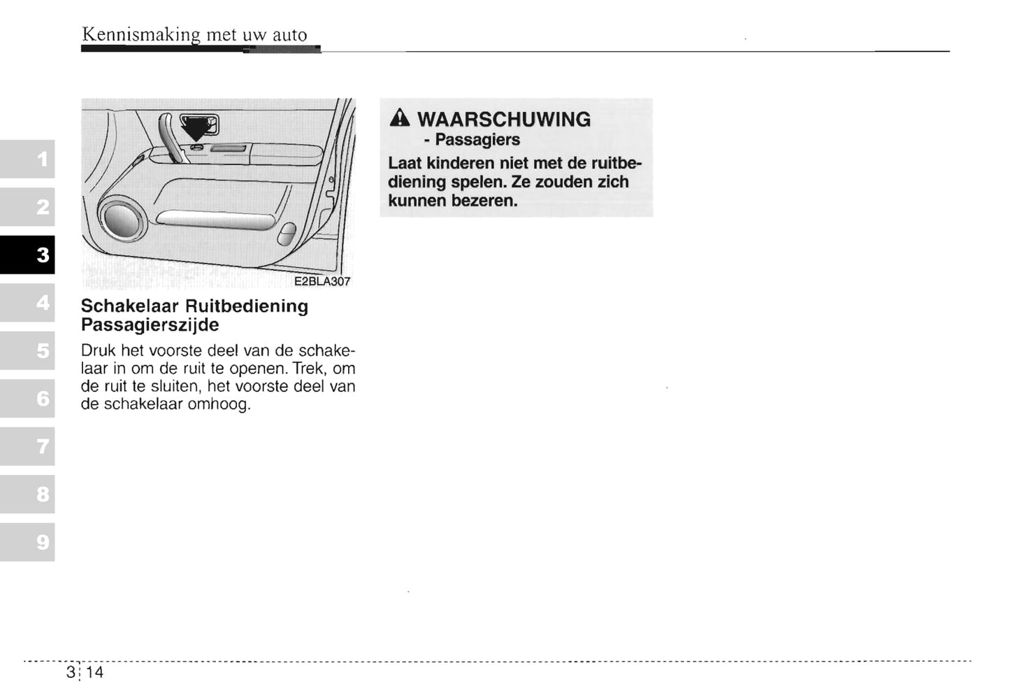 2003-2004 Kia Sorento Owner's Manual | Dutch