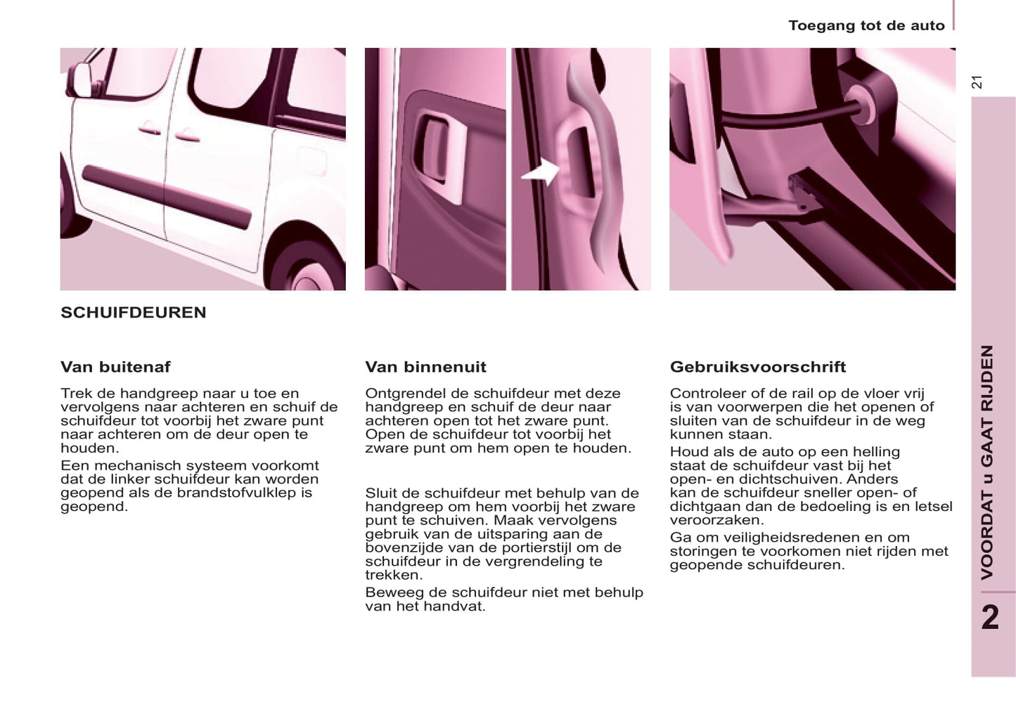 2013-2014 Peugeot Partner Tepee Gebruikershandleiding | Nederlands