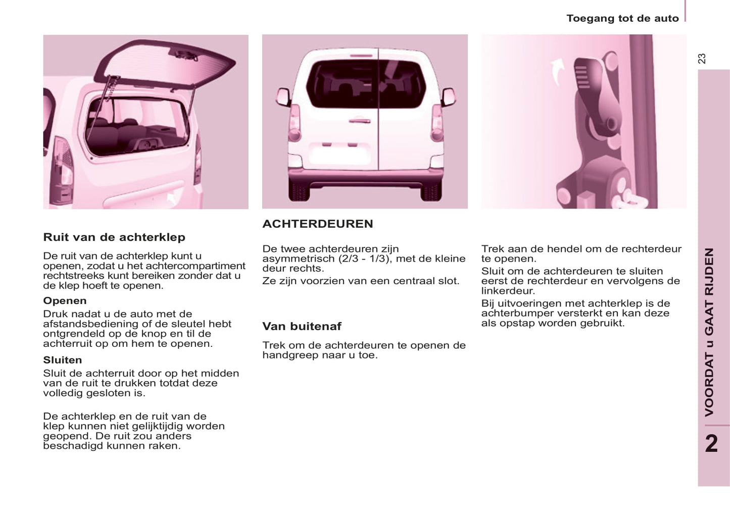 2013-2014 Peugeot Partner Tepee Gebruikershandleiding | Nederlands