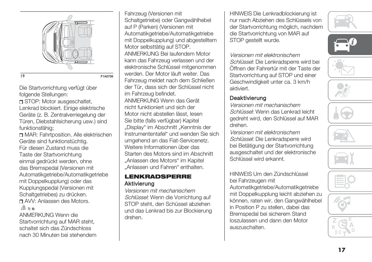 2021-2022 Fiat Ducato Bedienungsanleitung | Deutsch