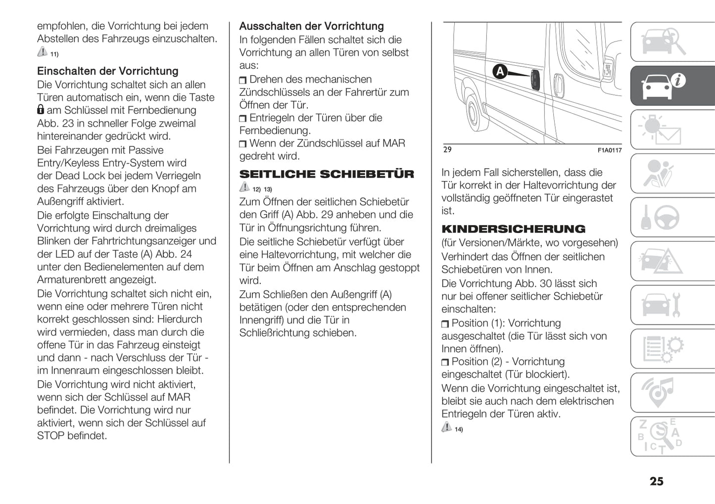 2021-2022 Fiat Ducato Bedienungsanleitung | Deutsch