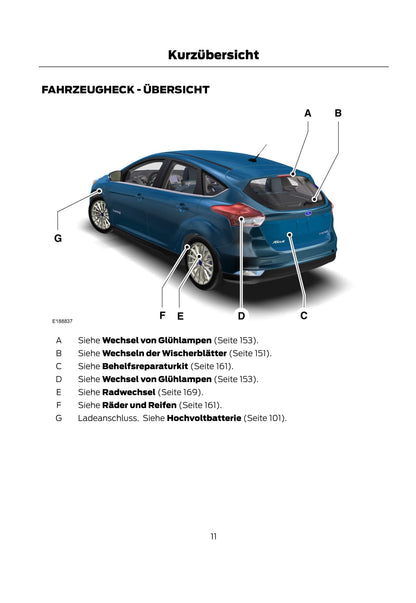 2014-2017 Ford Focus Electric Gebruikershandleiding | Duits