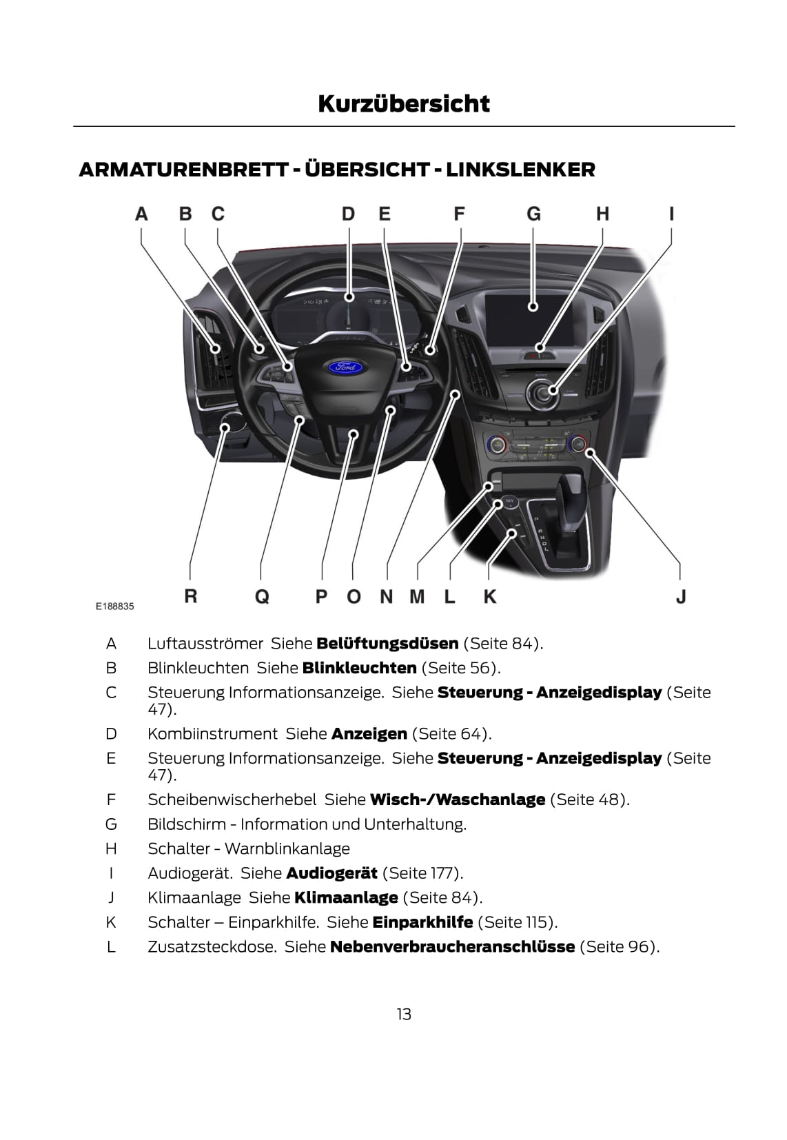 2014-2017 Ford Focus Electric Gebruikershandleiding | Duits