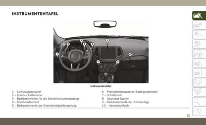 2018-2019 Jeep Compass Owner's Manual | German