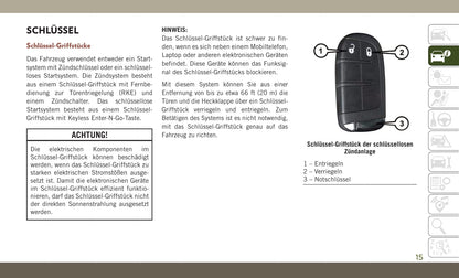 2018-2019 Jeep Compass Owner's Manual | German