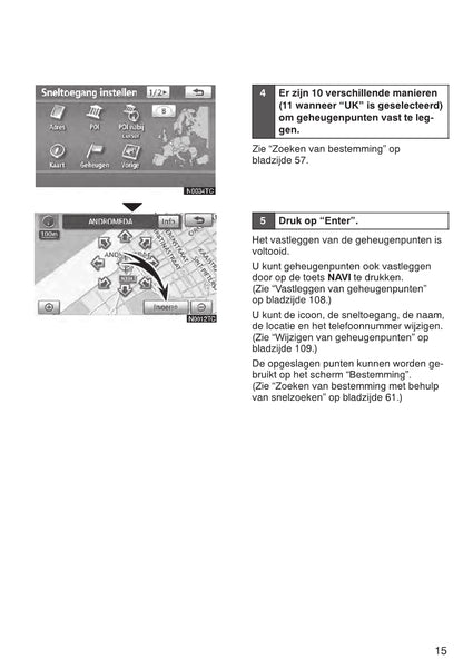 Toyota Avensis Navigatiesysteem HDD Handleiding 2010