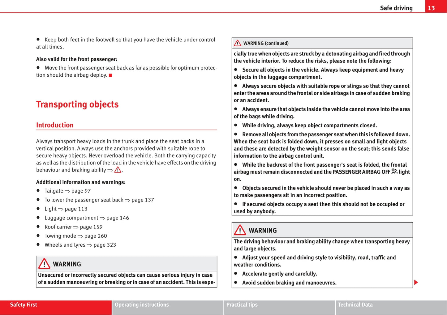 2010-2011 Seat Alhambra Owner's Manual | English