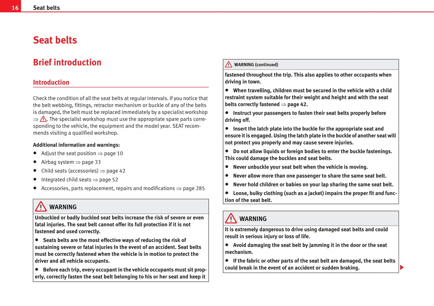 2010-2011 Seat Alhambra Owner's Manual | English