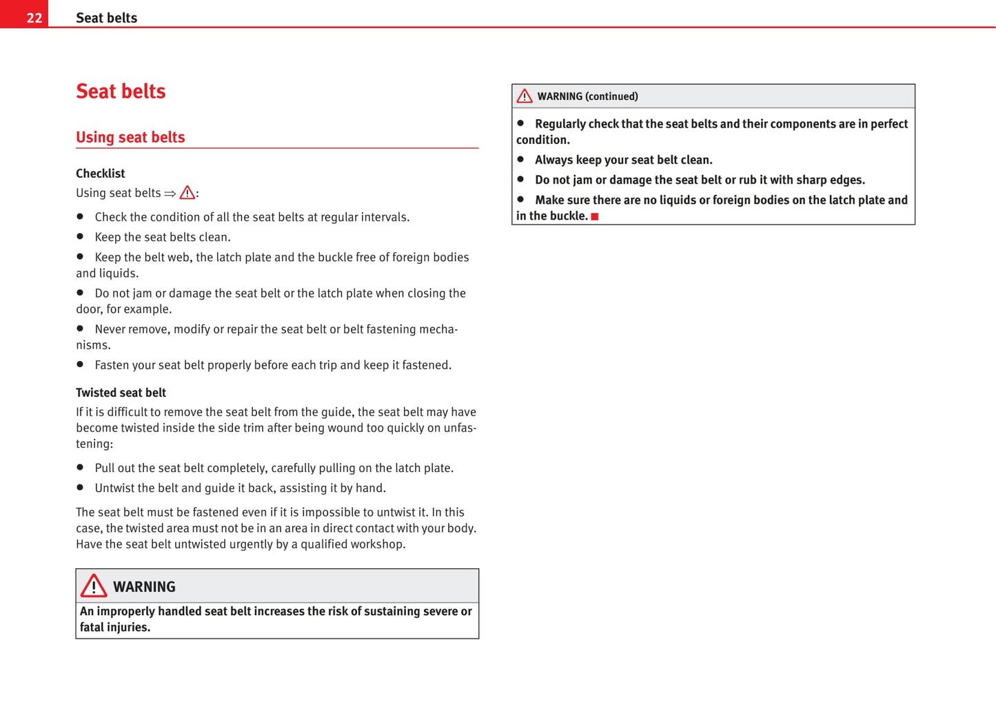 2010-2011 Seat Alhambra Owner's Manual | English