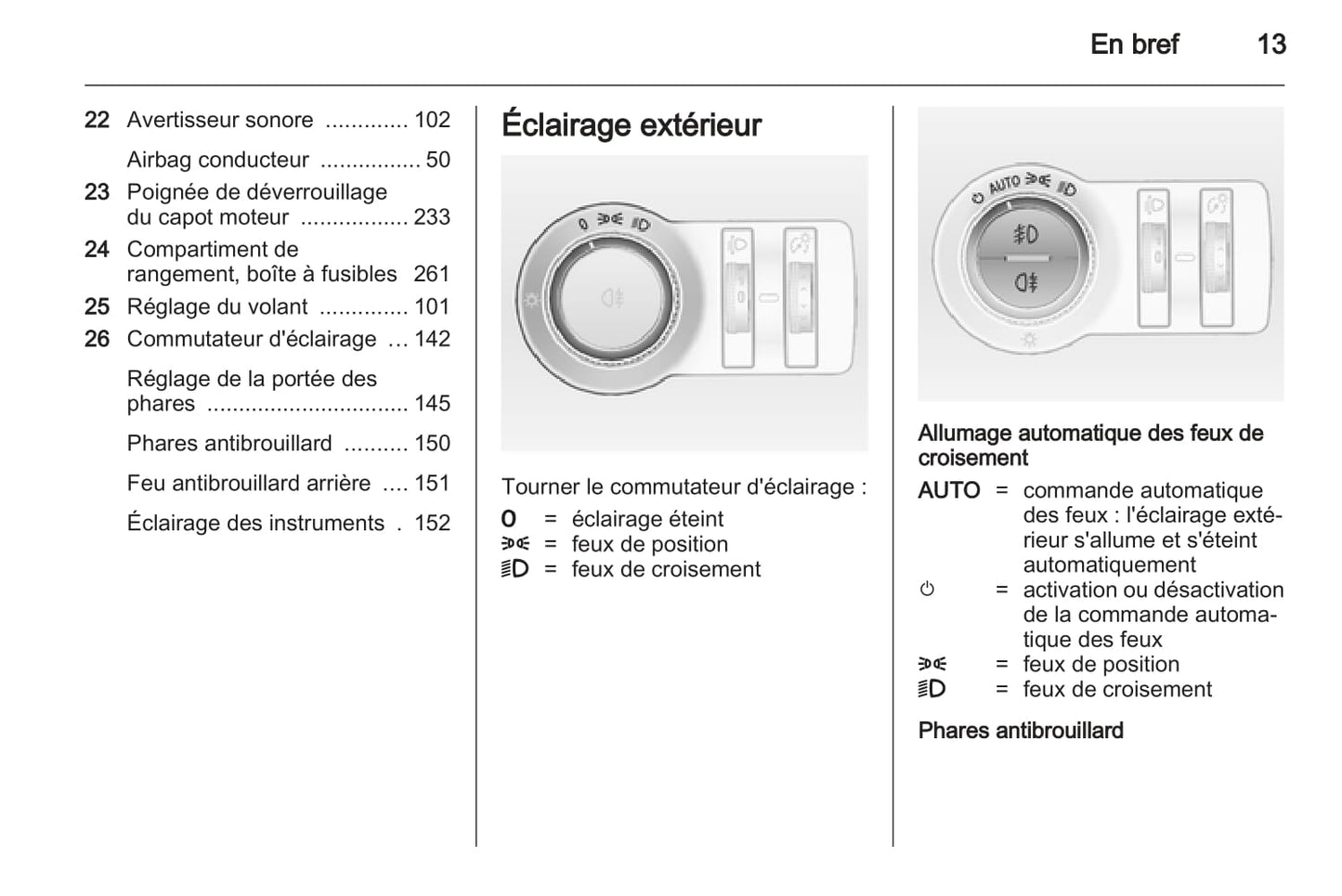 2012-2013 Opel Astra Gebruikershandleiding | Frans