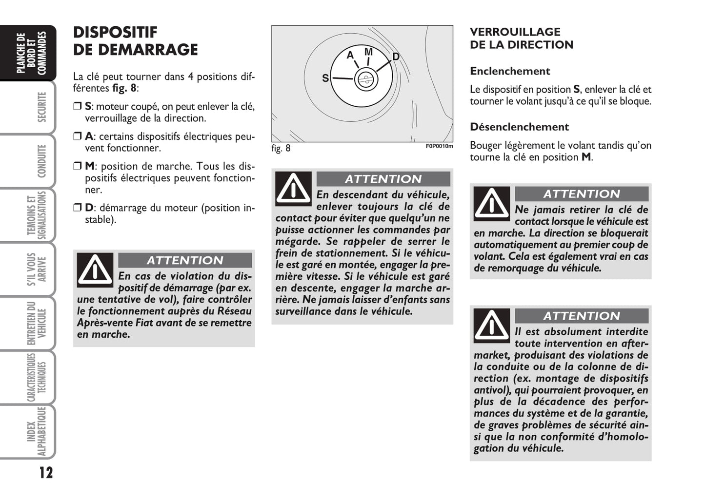 2014-2015 Fiat Scudo Gebruikershandleiding | Frans