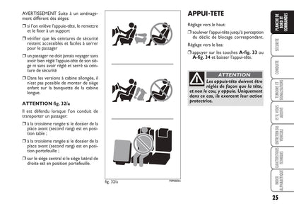 2014-2015 Fiat Scudo Gebruikershandleiding | Frans