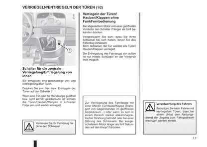 2011-2012 Renault Kangoo Be Bop Owner's Manual | German