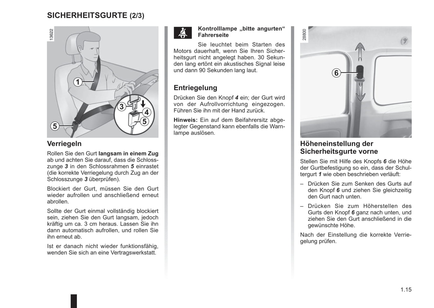 2011-2012 Renault Kangoo Be Bop Owner's Manual | German