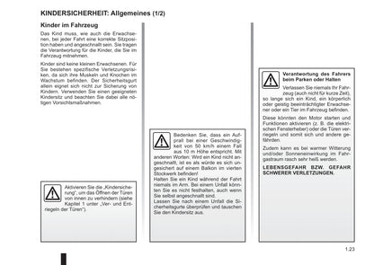 2011-2012 Renault Kangoo Be Bop Owner's Manual | German