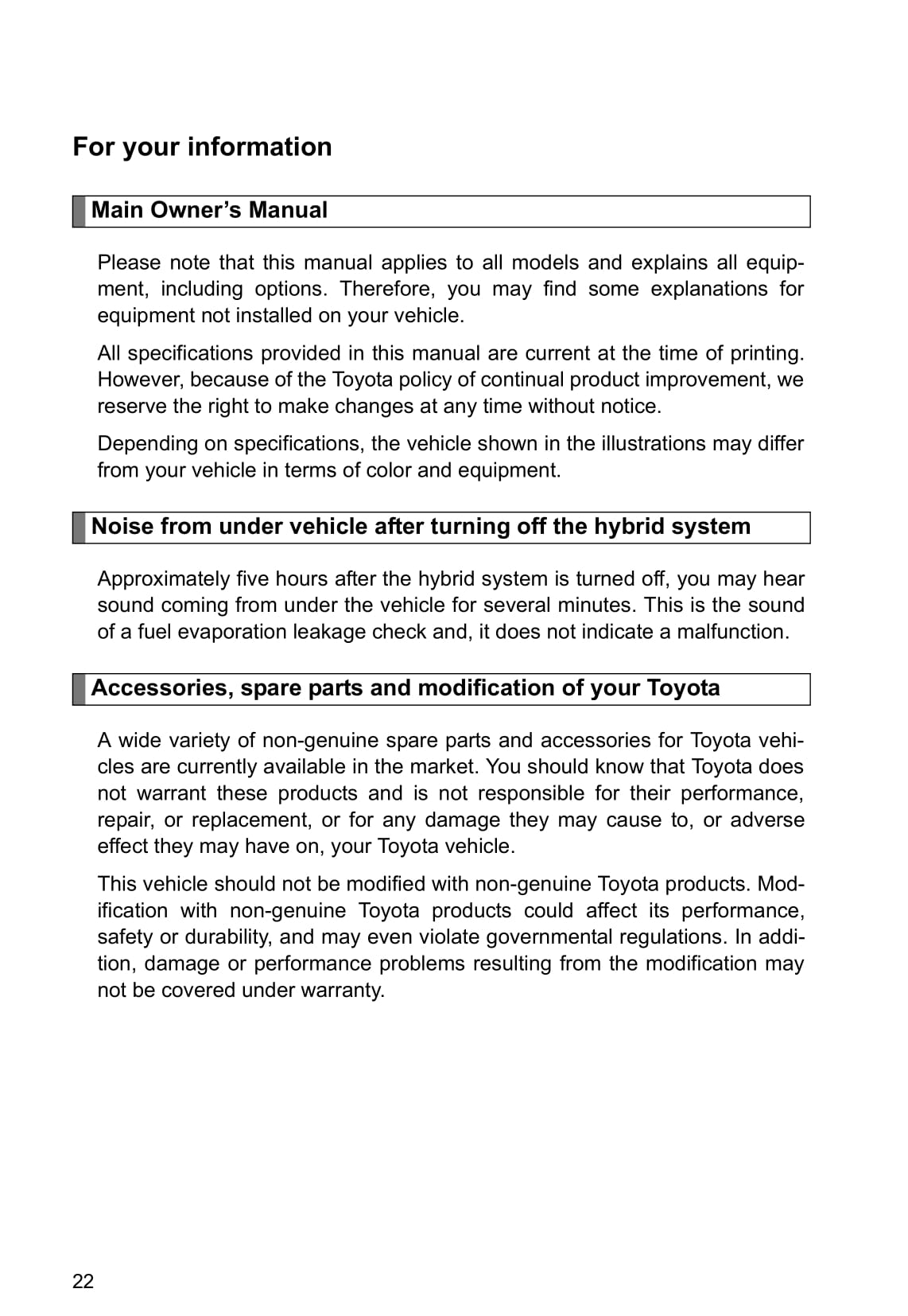 2015 Toyota Prius Owner's Manual | English