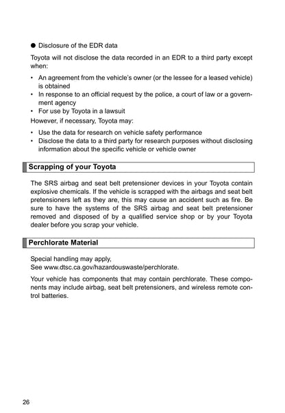 2015 Toyota Prius Owner's Manual | English