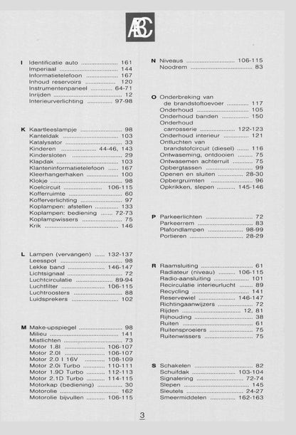 1998-1999 Citroën Evasion Owner's Manual | Dutch