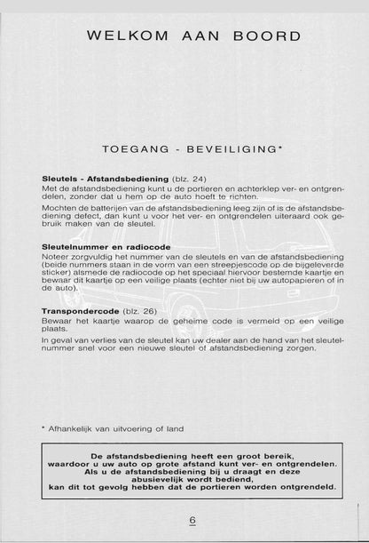 1998-1999 Citroën Evasion Owner's Manual | Dutch