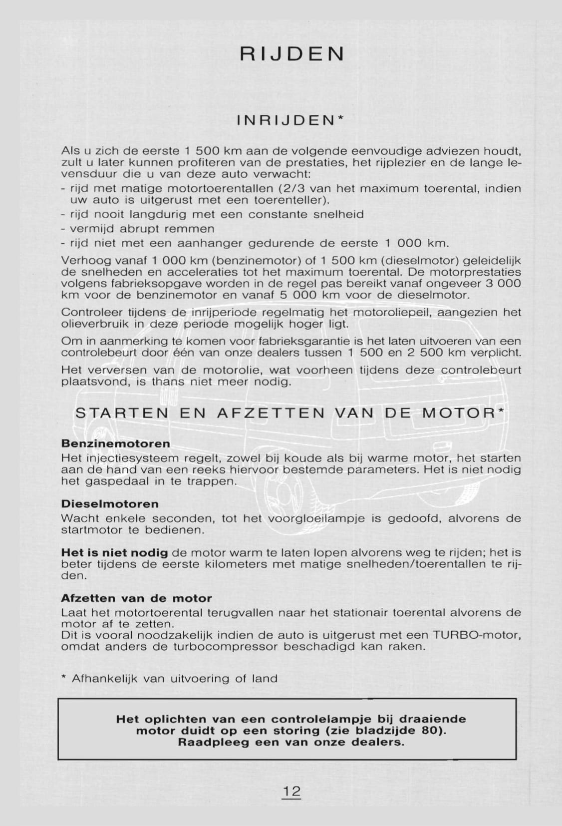 1998-1999 Citroën Evasion Owner's Manual | Dutch