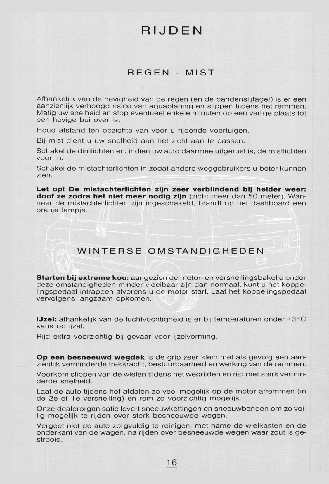 1998-1999 Citroën Evasion Owner's Manual | Dutch