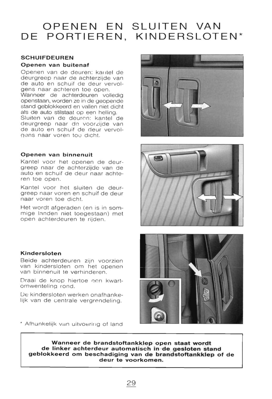 1998-1999 Citroën Evasion Owner's Manual | Dutch