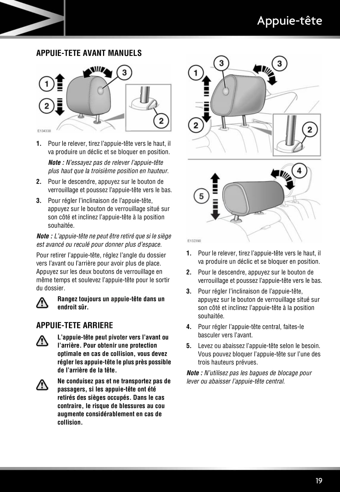 2011-2012 Jaguar XJ Owner's Manual | French