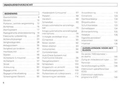 1996-2000 Volkswagen Passat Bedienungsanleitung | Niederländisch