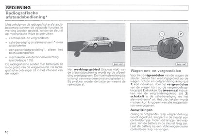 1996-2000 Volkswagen Passat Bedienungsanleitung | Niederländisch