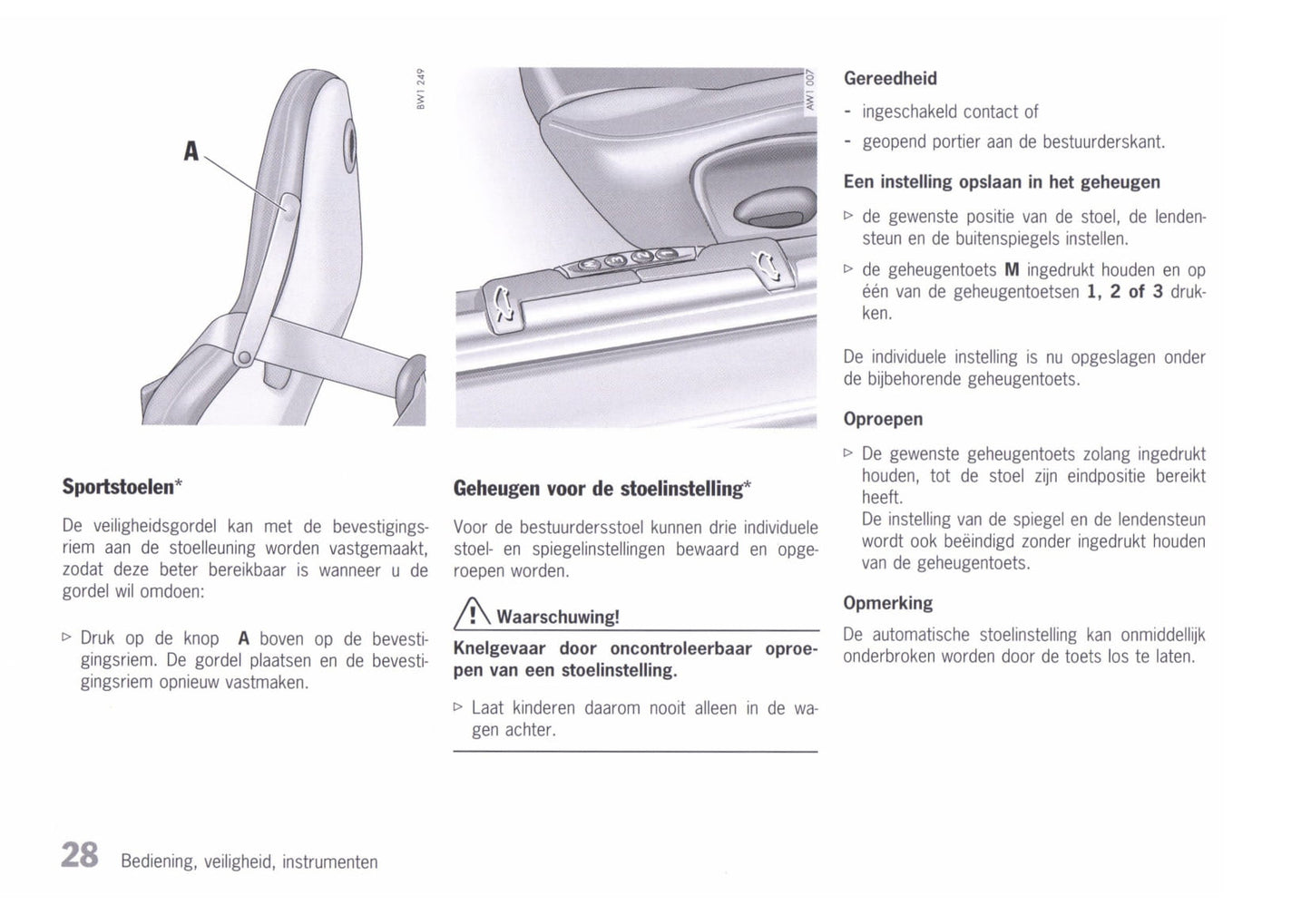 1996-2002 Porsche Boxster Bedienungsanleitung | Niederländisch