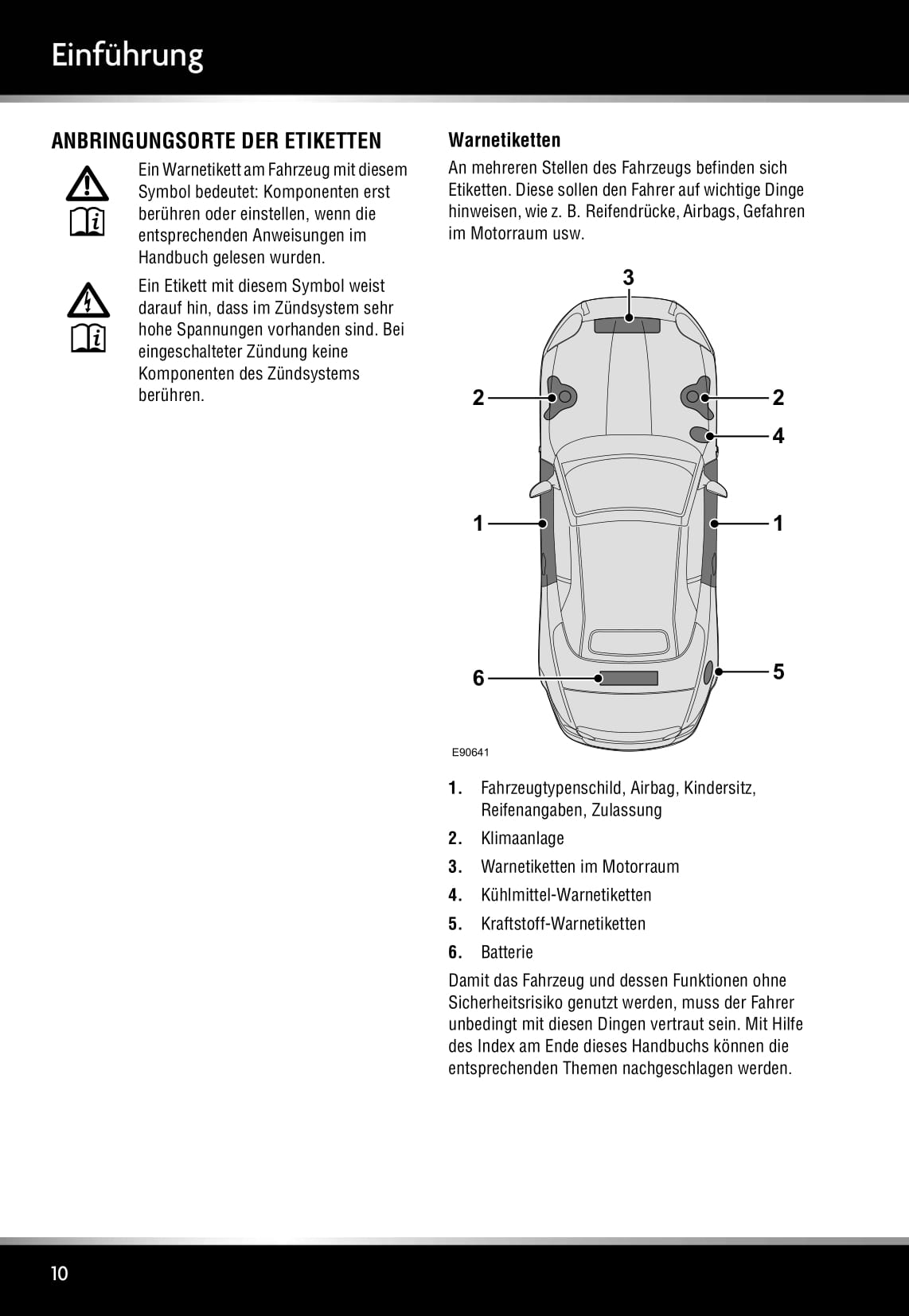 2011-2012 Jaguar XK Owner's Manual | German